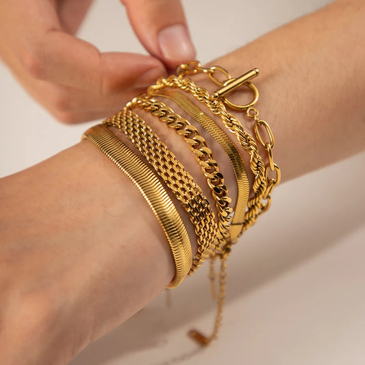 Fashion Link Chain Bangle