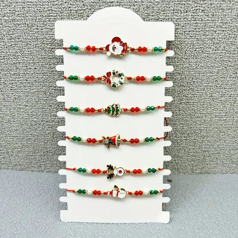 Special Offer: 6 Classic Christmas Bracelets to Gift!